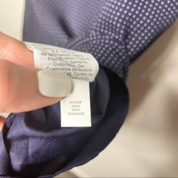 J. Crew Mercantile Polka Dot Print Tie Shoulder Dress J6352 - Picture 6 of 13